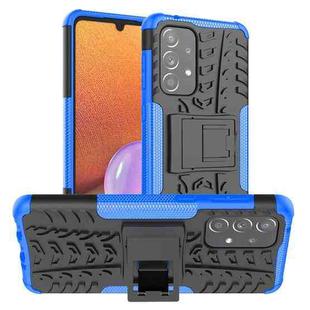 For Samsung Galaxy A33 5G Tire Texture TPU + PC Phone Case(Blue)