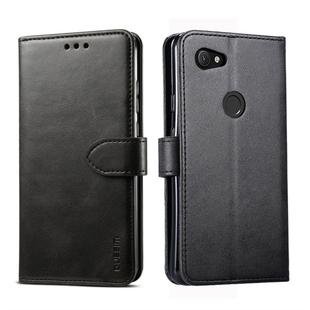 For Google Pixel 3a GUSSIM Business Style Horizontal Flip Leather Case with Holder & Card Slots & Wallet(Black)