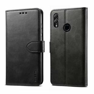 For Huawei Honor 10 Lite / P Smart (2019) GUSSIM Business Style Horizontal Flip Leather Case with Holder & Card Slots & Wallet(Black)