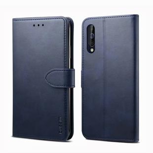 For Galaxy A10 / M10 GUSSIM Business Style Horizontal Flip Leather Case with Holder & Card Slots & Wallet(Blue)