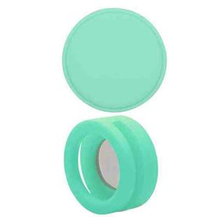 Pet Collar Anti-scratch Shockproof Silicone Case For AirTag, Size:35.9x35.9x19.2mm(Light Green)