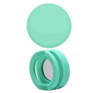 Pet Collar Anti-scratch Shockproof Silicone Case For AirTag, Size:34.1x34.1x18.2mm(Light Green)