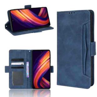 For Motorola Moto Edge X30 Skin Feel Calf Pattern Leather Phone Case(Blue)