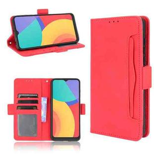 For TCL 20Y / Alcatel 1S 2021 Skin Feel Calf Pattern Leather Phone Case(Red)