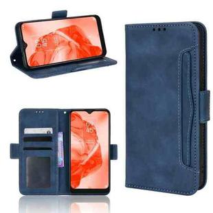 For TCL 205 Skin Feel Calf Pattern Leather Phone Case(Blue)