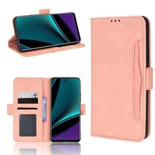 For Infinix Note 11 Pro Skin Feel Calf Pattern Leather Phone Case(Pink)