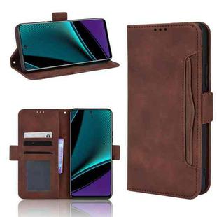 For Infinix Note 11 Pro Skin Feel Calf Pattern Leather Phone Case(Brown)