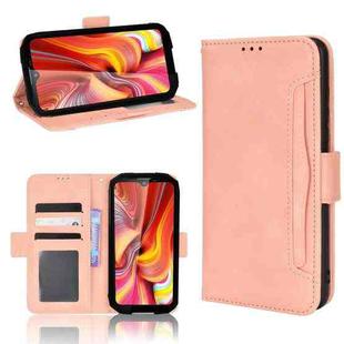 For Doogee S96 Pro Skin Feel Calf Pattern Leather Phone Case(Pink)
