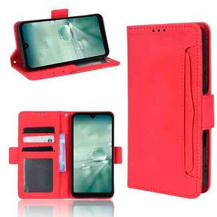 For Sharp Aquos Wish Skin Feel Calf Pattern Leather Phone Case(Red)