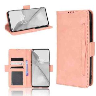 For OnePlus 10 Pro 5G Skin Feel Calf Pattern Leather Phone Case(Pink)