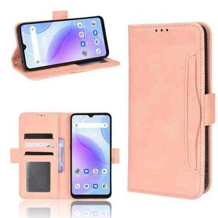 For Umidigi A11s Skin Feel Calf Pattern Leather Phone Case(Pink)
