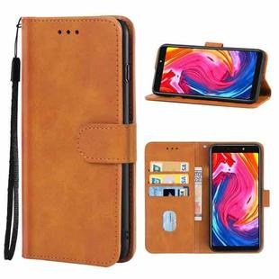 Leather Phone Case For Itel A56(Brown)