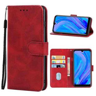 Leather Phone Case For Itel S15(Red)