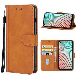 Leather Phone Case For Itel S16 Pro(Brown)