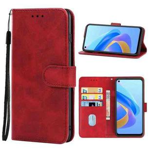 Leather Phone Case For OPPO A36(Red)