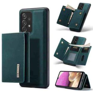 For Samsung Galaxy A33 5G DG.MING M1 Series 3-Fold Multi Card Wallet  Phone Case(Green)