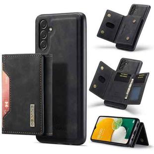 For Samsung Galaxy A13 5G DG.MING M2 Series 3-Fold Multi Card Bag Phone Case(Black)