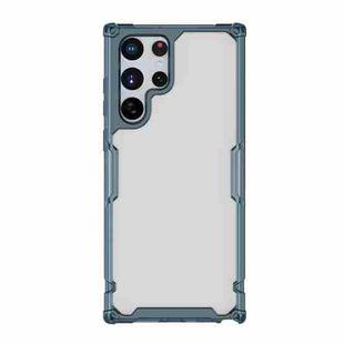 For Samsung Galaxy S22 Ultra 5G NILLKIN PC + TPU Phone Case(Blue)