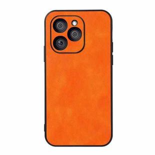 For Honor 60 SE Two-color Litchi Texture Phone Case(Orange)