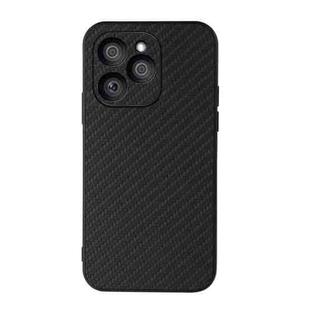 For Honor 60 SE Accurate Hole Carbon Fiber Texture Shockproof Phone Case(Black)