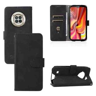 For DOOGEE S96 Pro Skin Feel Magnetic Buckle Calf Texture PU Phone Case(Black)