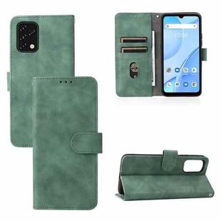For Umidigi Power 5S Skin Feel Magnetic Buckle Calf Texture PU Phone Case(Green)