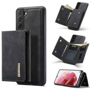 For Samsung Galaxy S22+ 5G DG.MING M1 Series 3-Fold Multi Card Wallet Phone Case(Black)