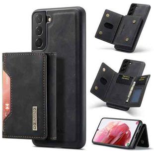 For Samsung Galaxy S22+ 5G DG.MING M2 Series 3-Fold Multi Card Bag Back Cover Phone Case(Black)