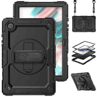 For Samsung Galaxy Tab A8 10.5 2021 X200 / X205 Silicone + PC Tablet Case(Black)