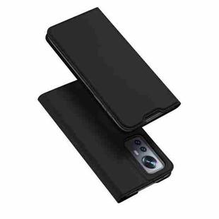 For Xiaomi 12 / 12X / 12S DUCIS Skin Pro Series Horizontal Flip Leather Phone Case(Black)
