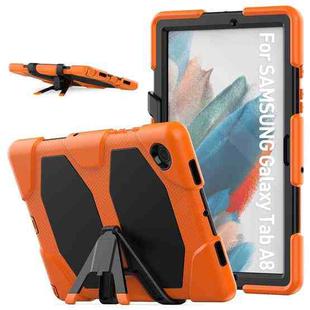 For Samsung Galaxy Tab A8 10.5 2021 X200 / X205 Colorful Silicon + PC Tablet Case(Orange)