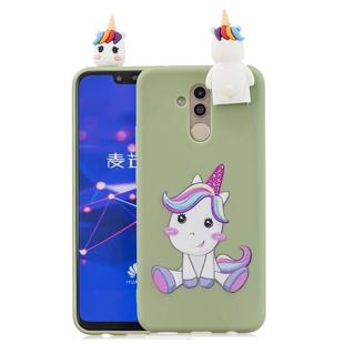 For Huawei Mate 20 Lite Cartoon Shockproof TPU Protective Case with Holder(Unicorn)
