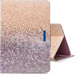 For 10 inch  Tablet PC Universal Colored Drawing Horizontal Flip PU Leather Case with Holder & Card Slots(Sand)