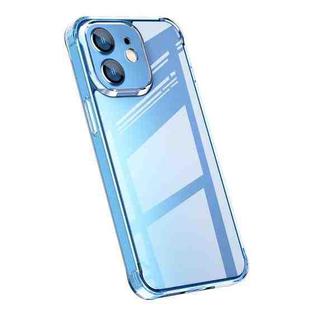 For iPhone 12 TPU + Tempered Glass Shockproof Phone Case(Transparent)