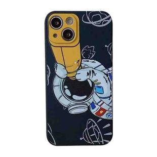 For iPhone 13 Pro Aerospace Pattern TPU Phone Case (Astronaut Black)