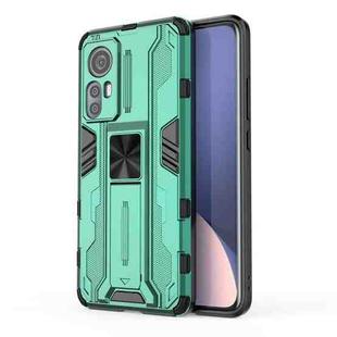 For Xiaomi 12S/12/12X Supersonic PC + TPU Shock-proof Phone Case(Green)