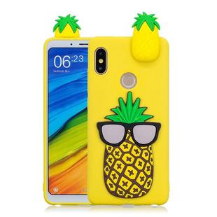 For Xiaomi Redmi Note 6 Pro 3D Cartoon Pattern Shockproof TPU Protective Case(Big Pineapple)