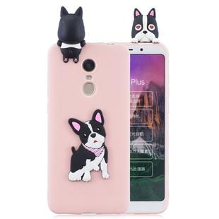 For Xiaomi Redmi 5 Plus 3D Cartoon Pattern Shockproof TPU Protective Case(Cute Dog)