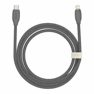 Baseus CAGD020101 Jelly Series 20W USB-C / Type-C to 8 Pin Liquid Silicone Fast Charging Data Cable, Cable Length:2m(Black)