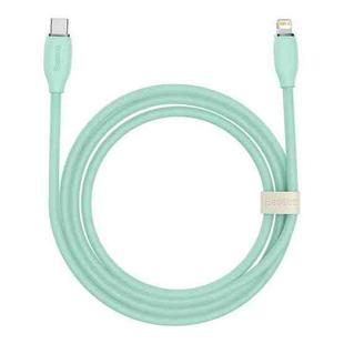 Baseus CAGD020106 Jelly Series 20W USB-C / Type-C to 8 Pin Liquid Silicone Fast Charging Data Cable, Cable Length:2m(Green)