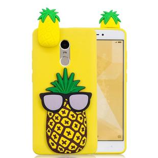 For Xiaomi Redmi Note 4 & 4X 3D Cartoon Pattern Shockproof TPU Protective Case(Big Pineapple)