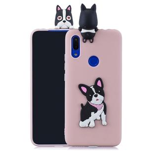 For Xiaomi Redmi Note 7 3D Cartoon Pattern Shockproof TPU Protective Case(Cute Dog)