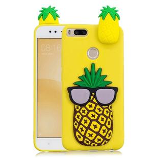 For Xiaomi Mi 5X / A1 3D Cartoon Pattern Shockproof TPU Protective Case(Big Pineapple)