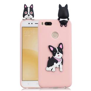 For Xiaomi Mi 5X / A1 3D Cartoon Pattern Shockproof TPU Protective Case(Cute Dog)