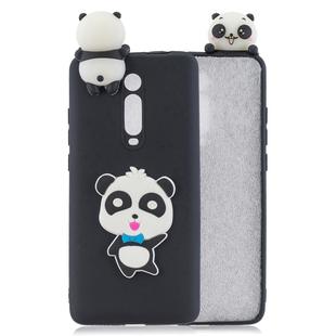 For Xiaomi 9T / Redmi K20 3D Cartoon Pattern Shockproof TPU Protective Case(Blue Bow Panda)