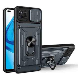 For OPPO F17 Pro / A93 Sliding Camshield Card Phone Case(Grey)