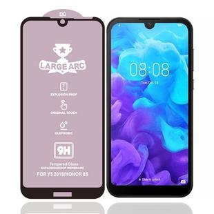 For Huawei Y5 (2019) 9H HD High Alumina Full Screen Tempered Glass Film