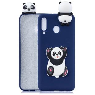 For Galaxy A40 3D Cartoon Pattern Shockproof TPU Protective Case(Panda)