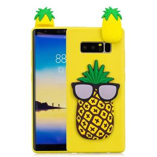 For Galaxy Note 8 3D Cartoon Pattern Shockproof TPU Protective Case(Big Pineapple)