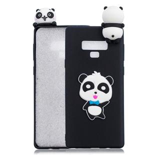 For Galaxy Note 9 3D Cartoon Pattern Shockproof TPU Protective Case(Blue Bow Panda)